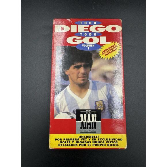 Todo Diego Todo Gol Volumen 1 Maradona Soccer VHS Video Tape